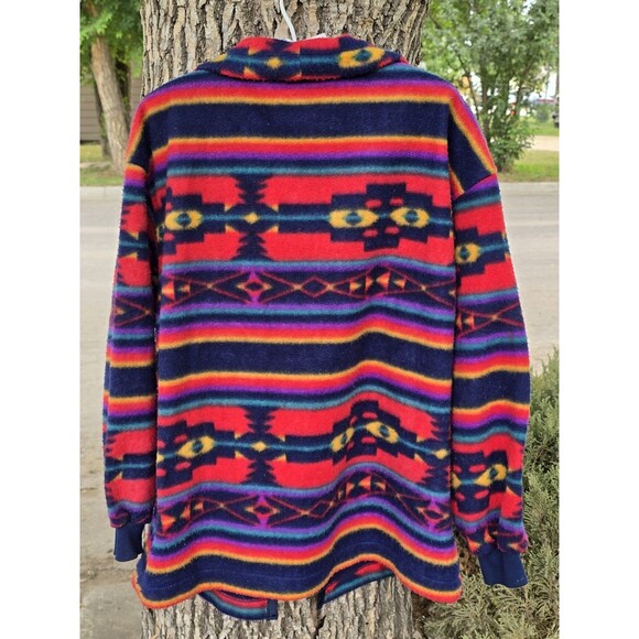 Pebble Court Vintage Aztec Sweatshirt Cardigan - Picture 4 of 4